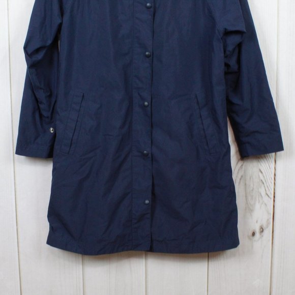 LL Bean Blue Removable Liner Waterproof Rain Jacket Size S - Picture 4 of 14